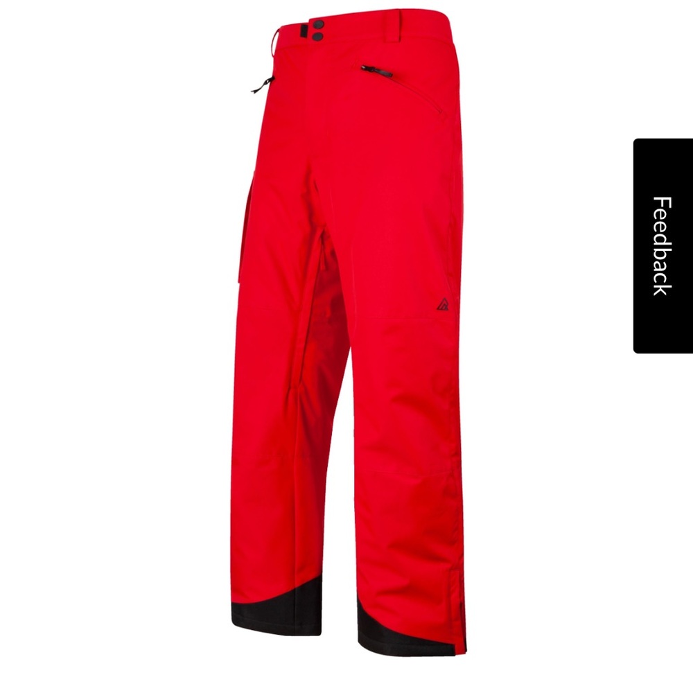 Ripzone Mens Moe Mentum Snowpants Red size Medium